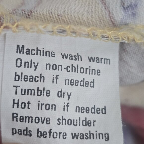 Dockers Vintage Western Button Down Shirt Women Medium Equestrian Cowboy Yellow - Picture 10 of 10